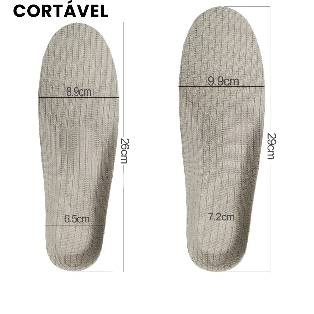 Palmilhas Ortopédicas Premium de Gel