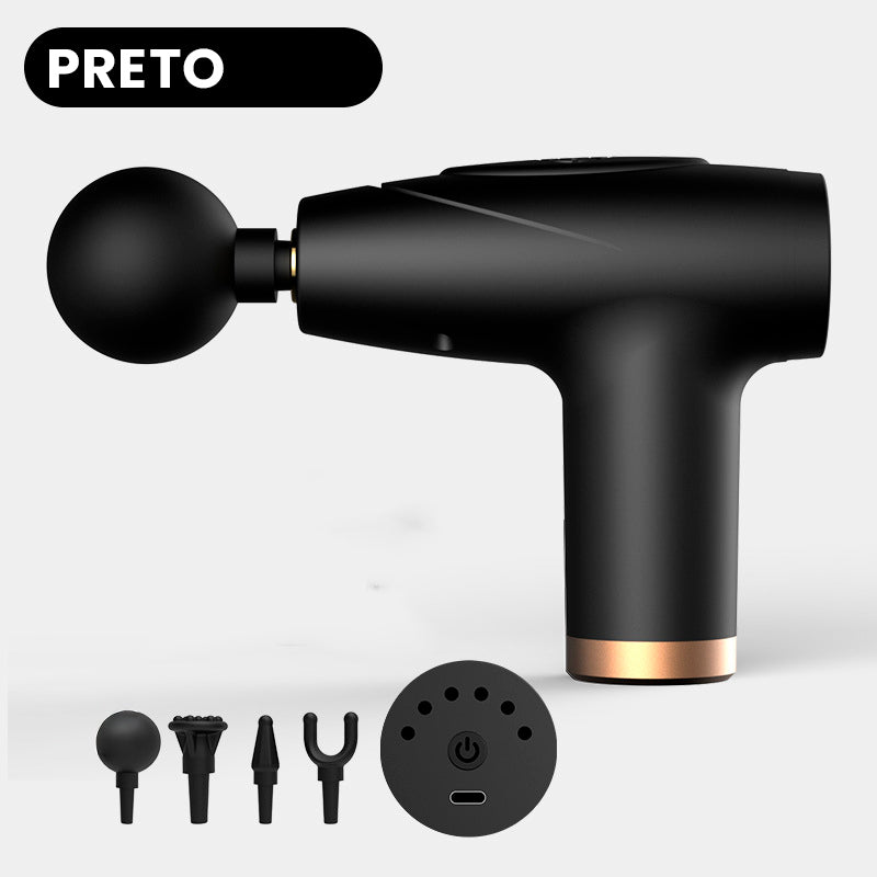 Pistola de Massagem Facial Premium LCD 4 em 1