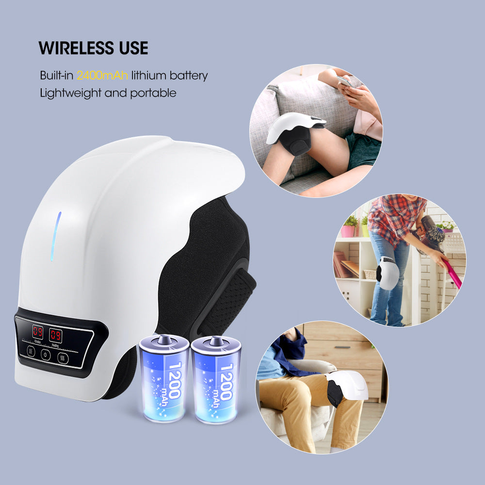 Massageador de Joelho Premium de Terapia Física com Compressa Quente