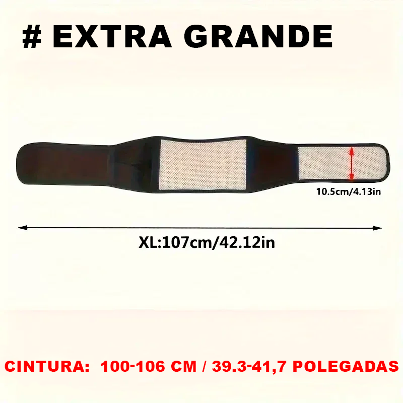 Cinto termo terapêutico para lombar
