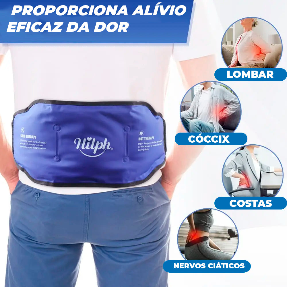 Cinta ortopédica 2 em 1 com bolsa térmica
