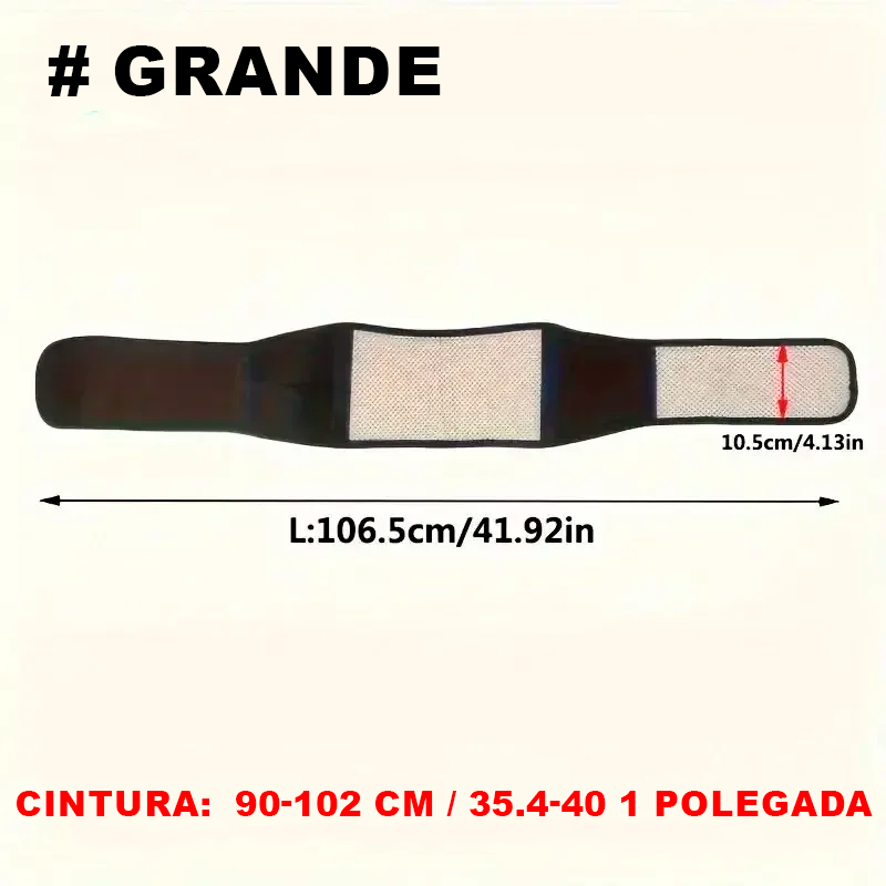 Cinto termo terapêutico para lombar