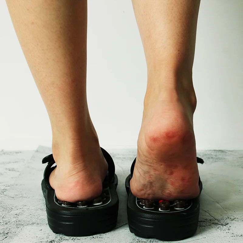 Chinelos de Massagem com Acupressão Chinesa