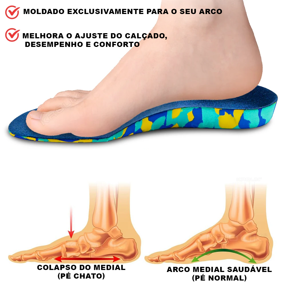 Palmilhas Ortopédicas Kids