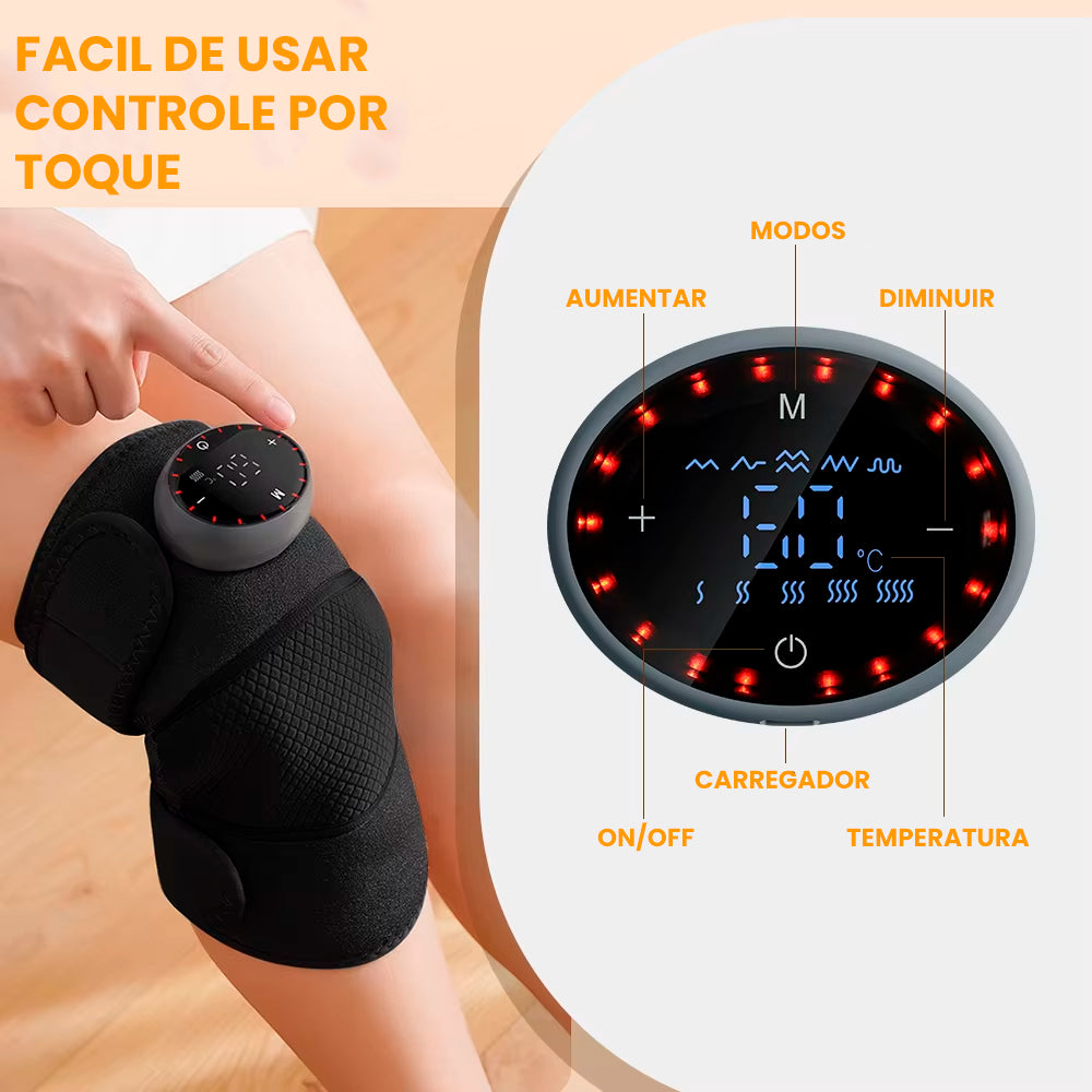 Massageador Inteligente 3 em 1 com Aquecimento