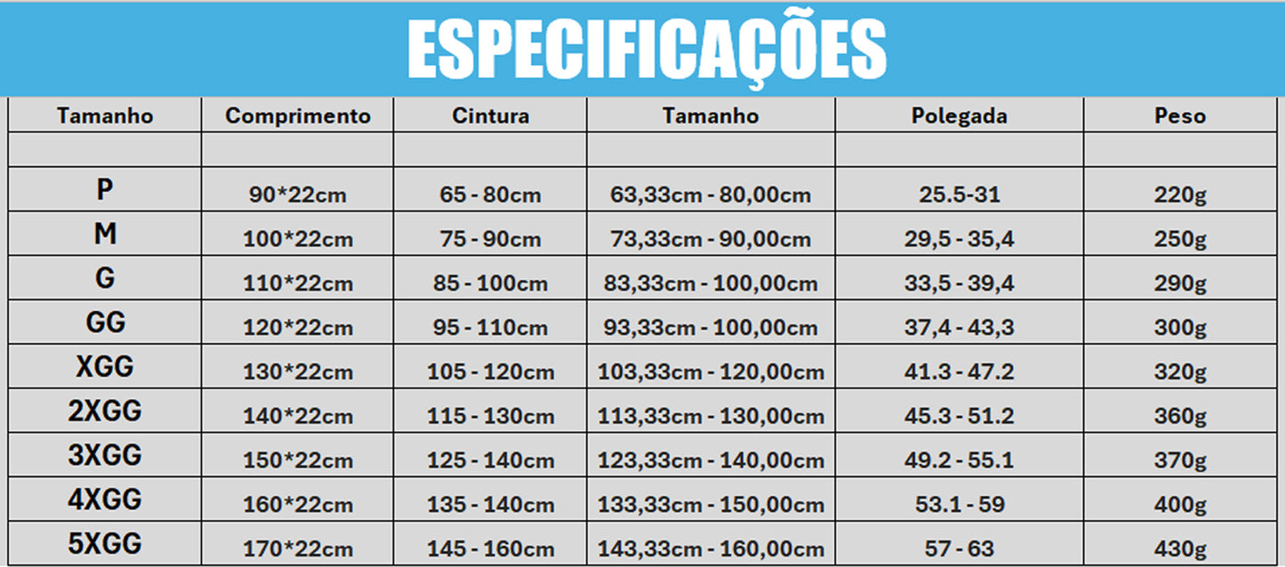 Cinto de Suporte para Cintura Plus Size