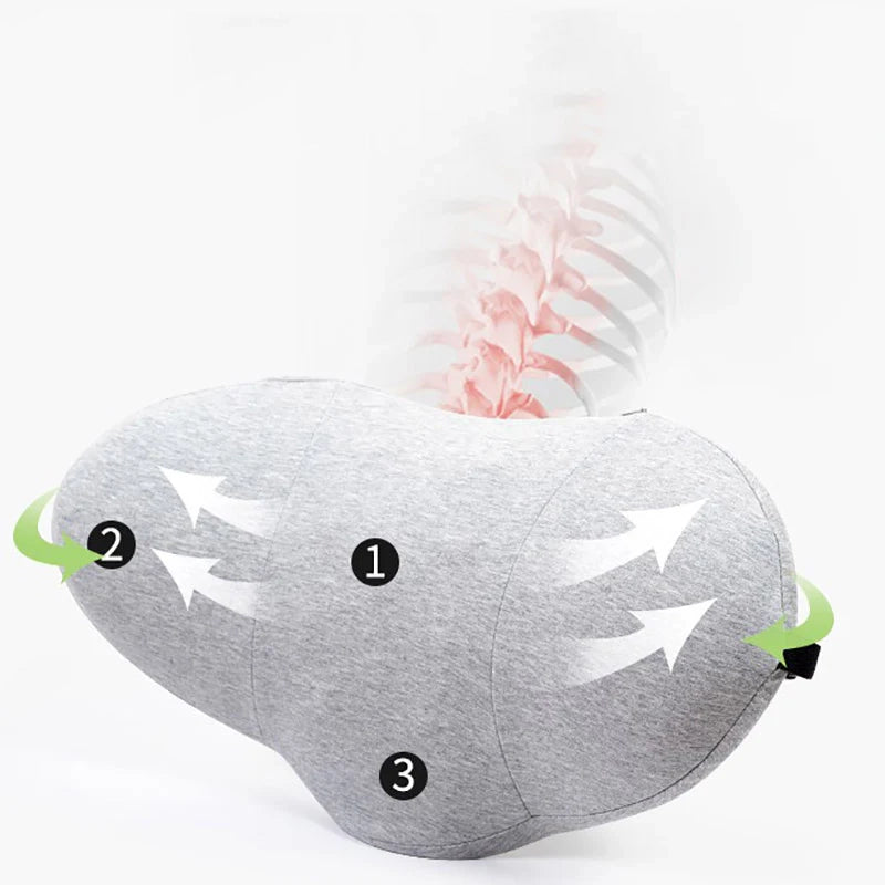 Almofada Ergonômica com Encosto para Coluna e Lombar