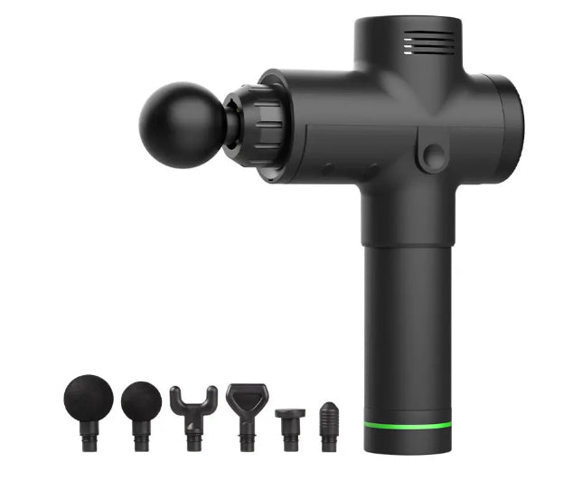 Pistola de Massagem Muscular Em Fibra Recarregável