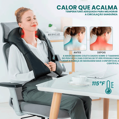 Massageador para Pescoço, Ombro e Costas
