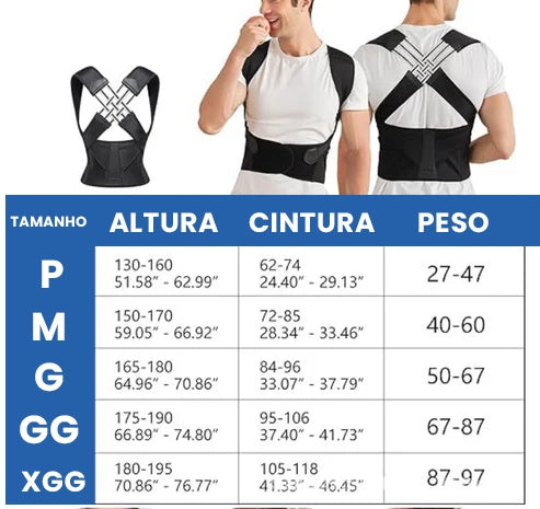 Corretor Postural para Homens e Mulheres