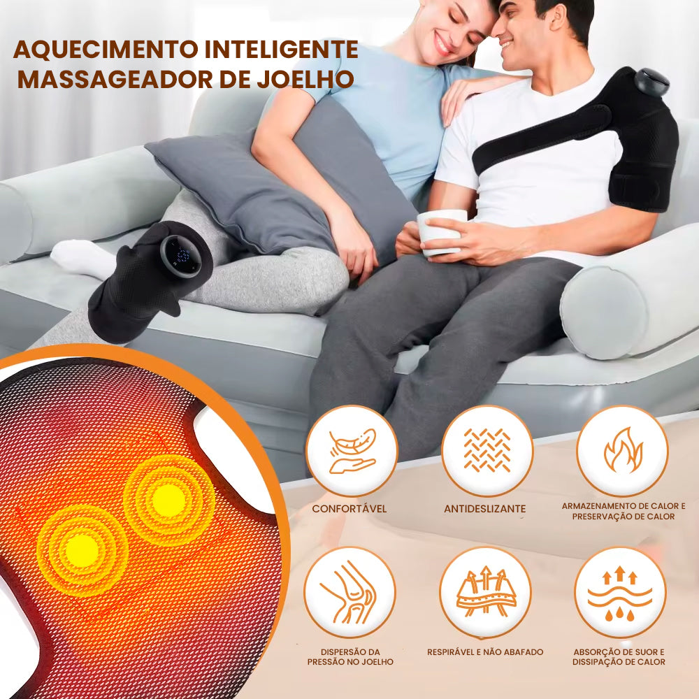 Massageador Inteligente 3 em 1 com Aquecimento