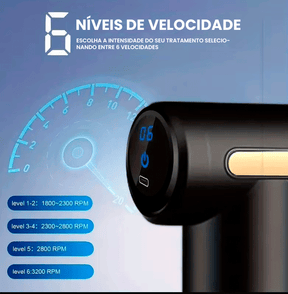 Mini Pistola de Massagem Profissional
