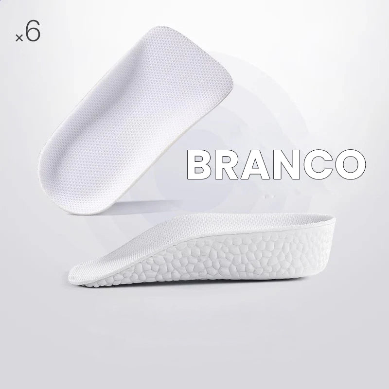 Palmilha com Suporte Elevado para Pés Feminino e Masculino
