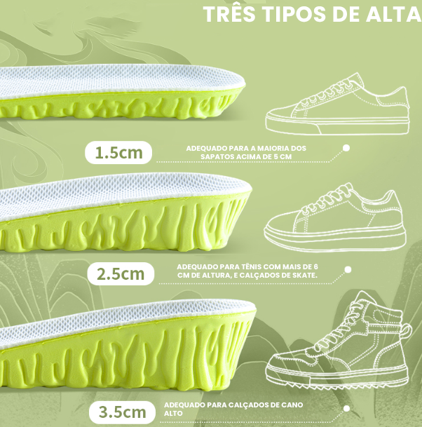 Palmilha Interna Elevada