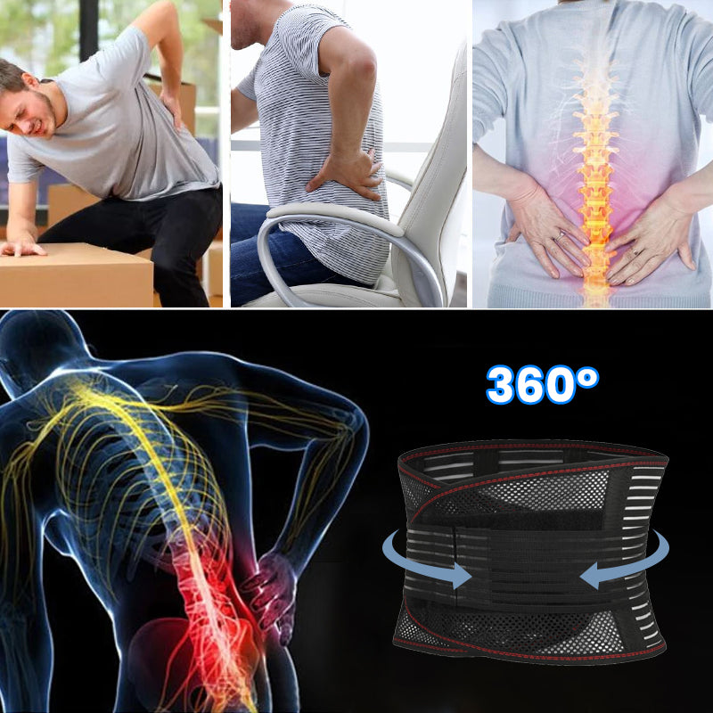 Cinto de Suporte Lombar Leve e Respirável