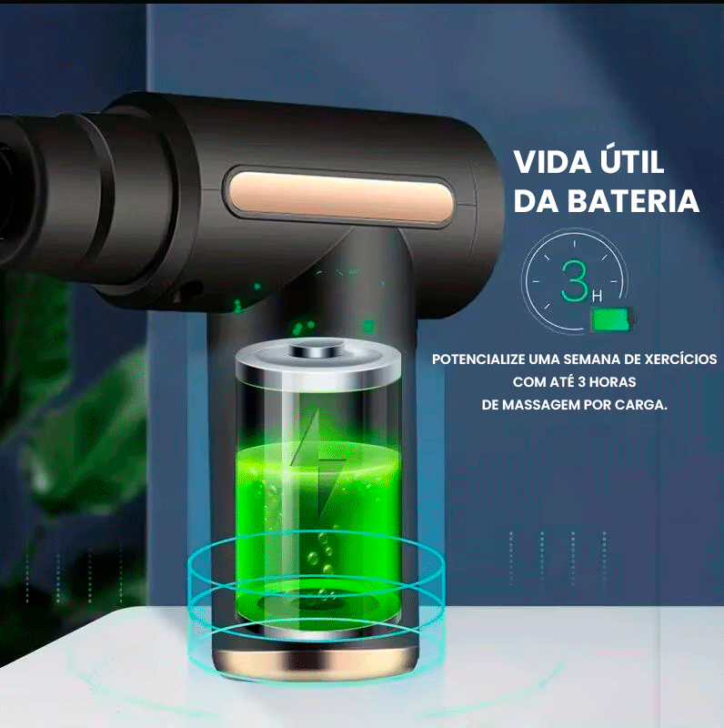 Mini Pistola de Massagem Profissional