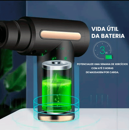 Mini Pistola de Massagem Profissional