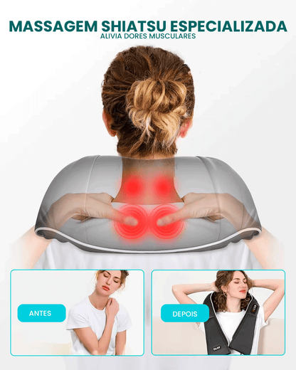 Massageador para Pescoço, Ombro e Costas