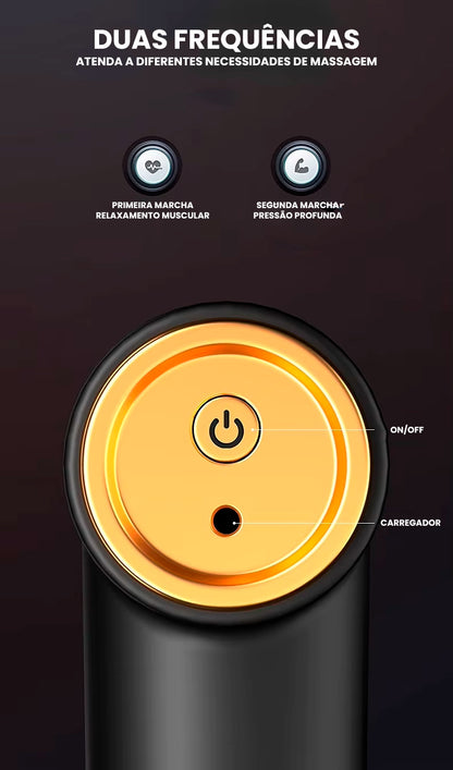 Mini Pistola de Massagem Portátil