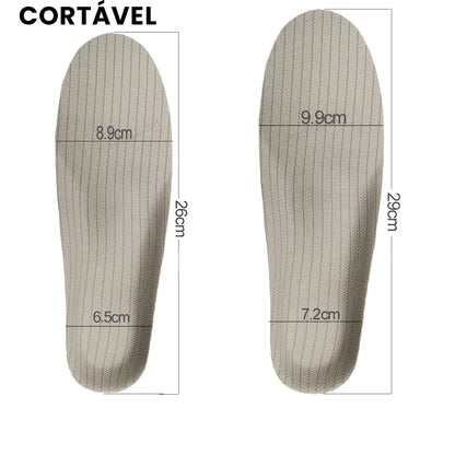 Palmilhas Ortopédicas Premium de Gel