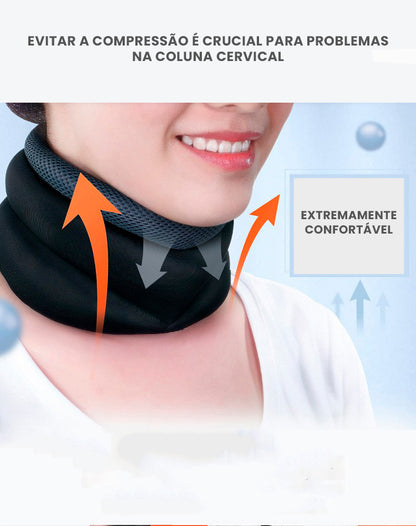 Suporte Ergonômico e Cinto Térmico para Pescoço