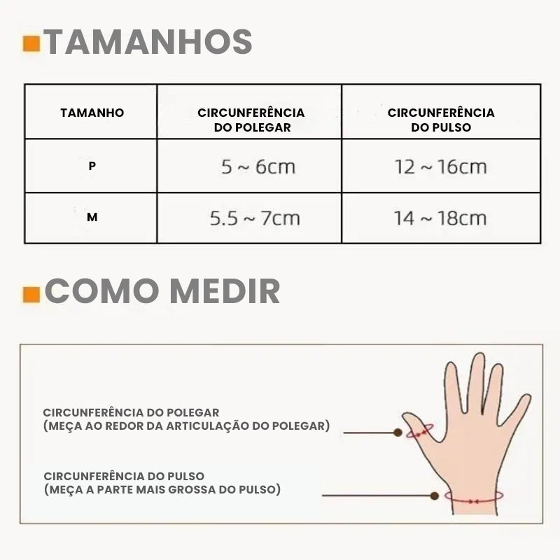 Pulseira de Compressão para Polegar