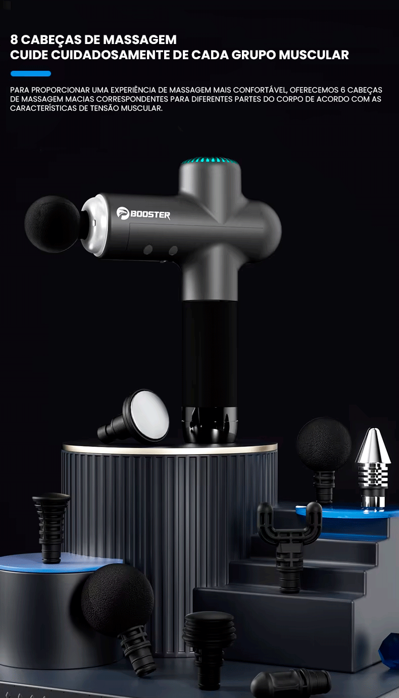 Pistola de Massagem Elétrica Booster