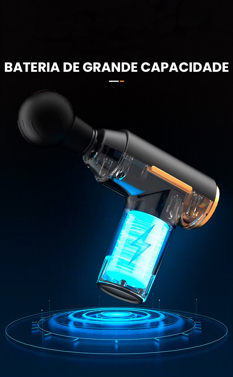 Mini Pistola de Massagem Portátil