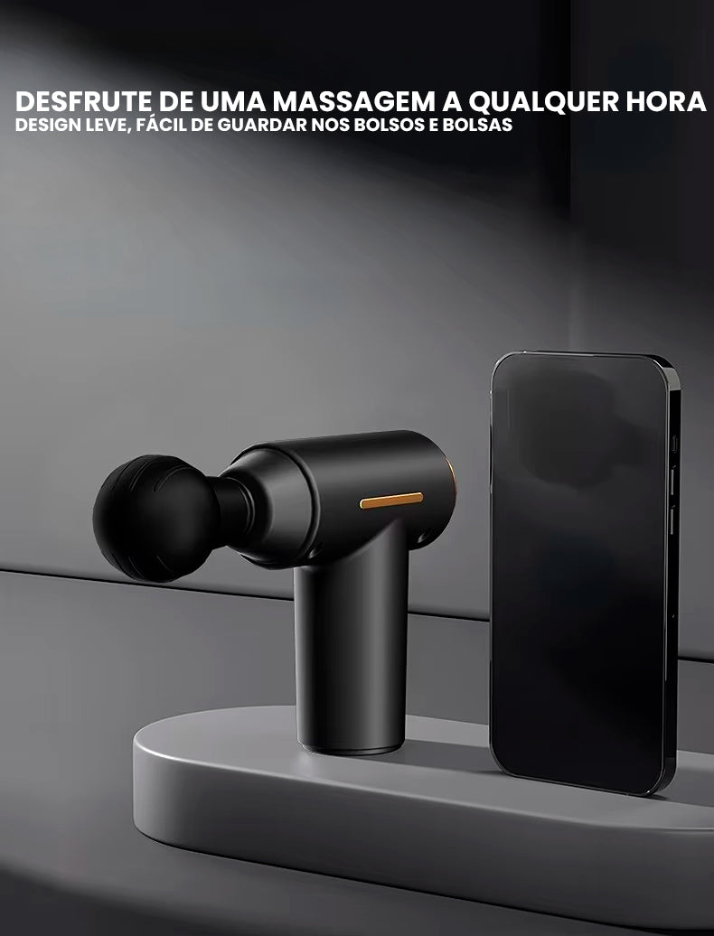 Mini Pistola de Massagem Portátil