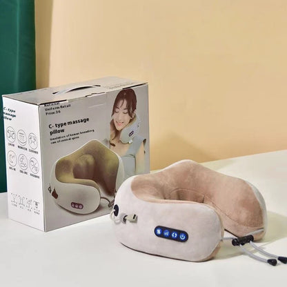 Almofada Massageadora em Formato U com Aquecimento