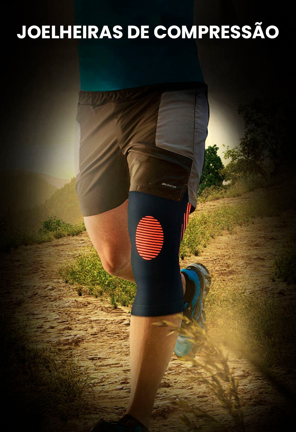 Suporte Ortopédico Flexível para alívio de Dor no Joelho