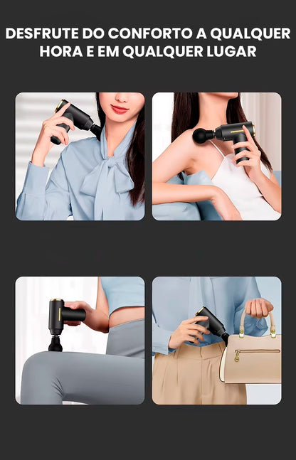 Mini Pistola de Massagem Portátil