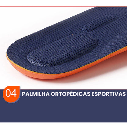 Palmilha Ortopédicas Esportivas e de Treinamento Unissex