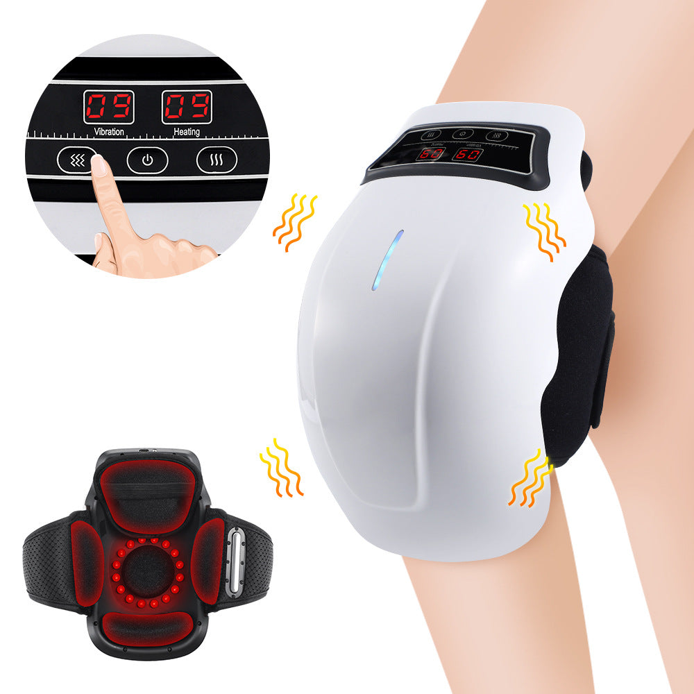 Massageador de Joelho Premium de Terapia Física com Compressa Quente