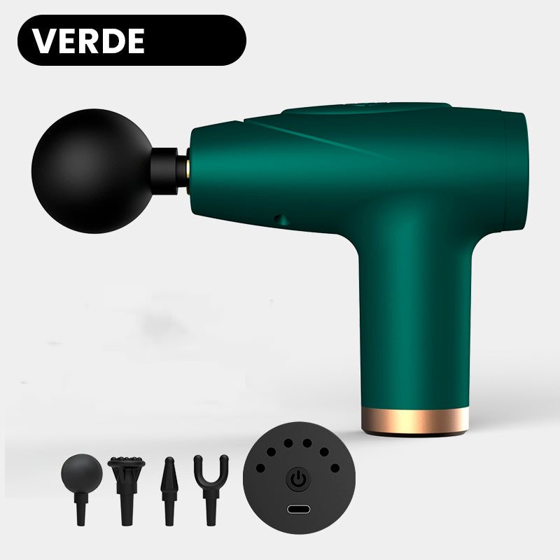 Pistola de Massagem Facial Premium LCD 4 em 1