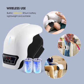 Massageador de Joelho Premium de Terapia Física com Compressa Quente