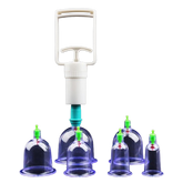 Kit Peças de Ventosaterapia com Pistola de Sucção