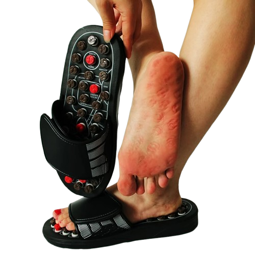 Chinelos de Massagem com Acupressão Chinesa