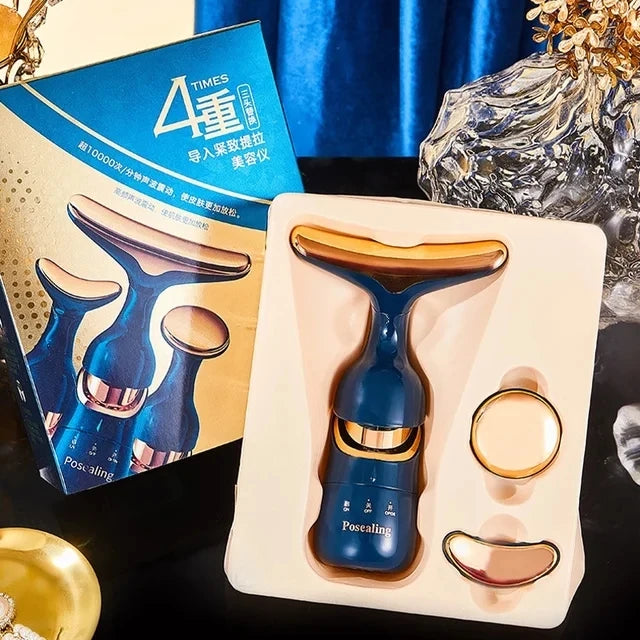 Massageador facial 3 em 1