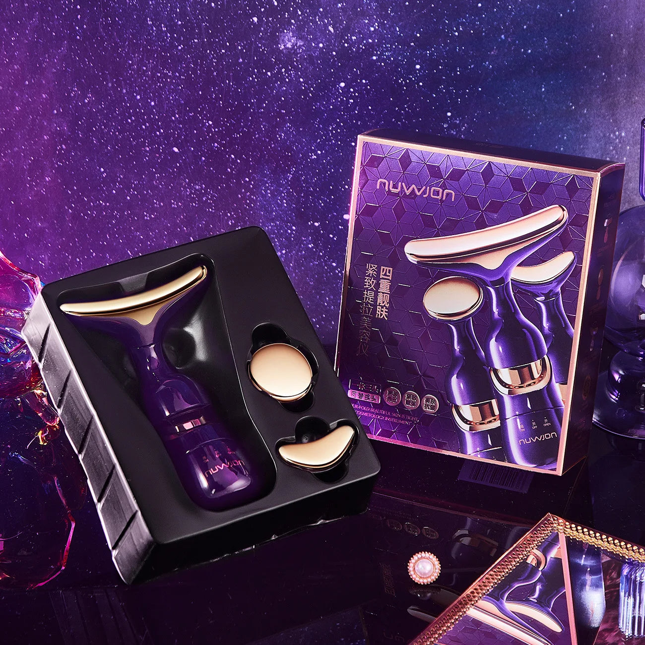 Massageador facial 3 em 1