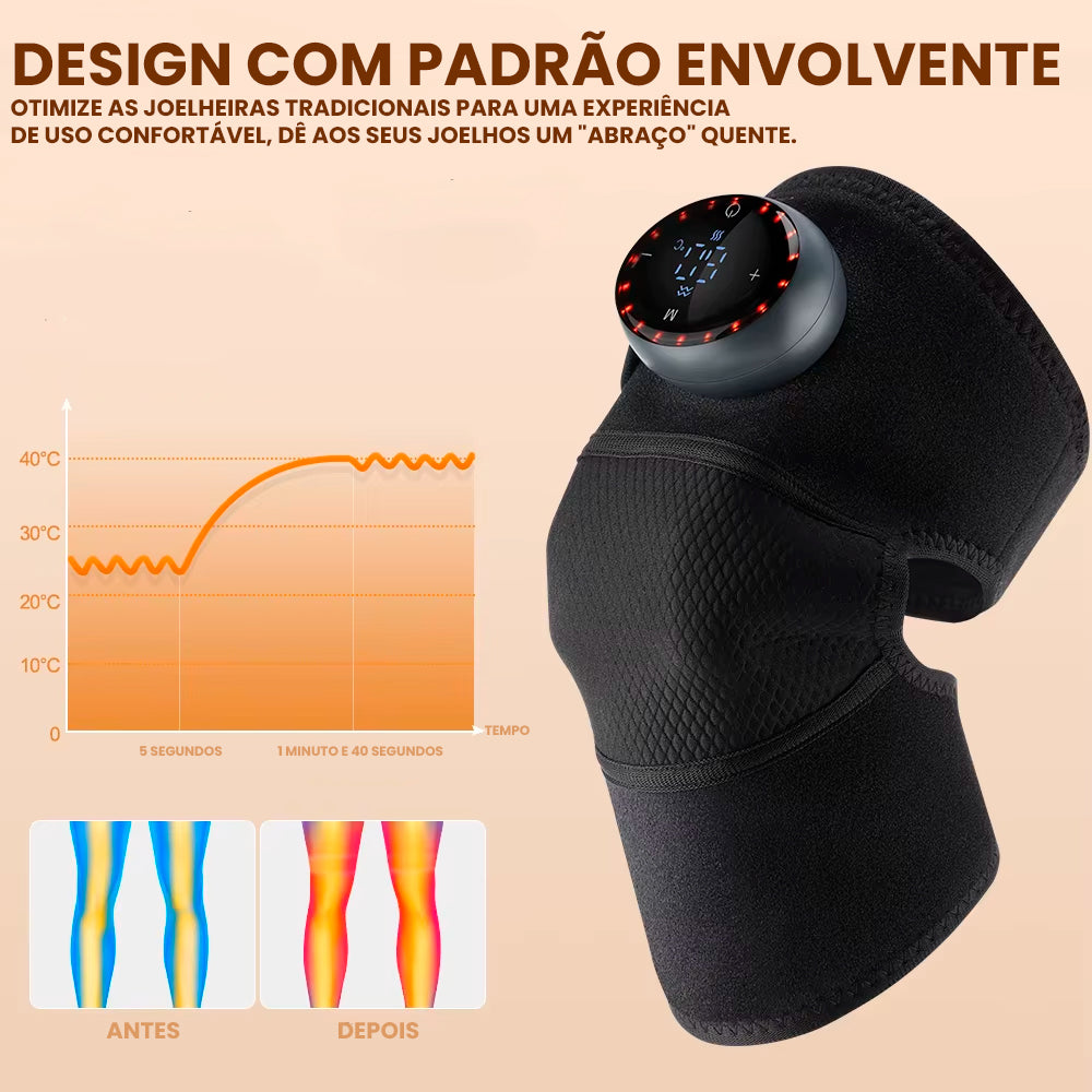 Massageador Inteligente 3 em 1 com Aquecimento