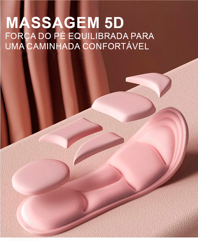 Palmilhas RelaxStep Texturizadas