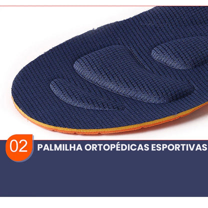 Palmilha Ortopédicas Esportivas e de Treinamento Unissex