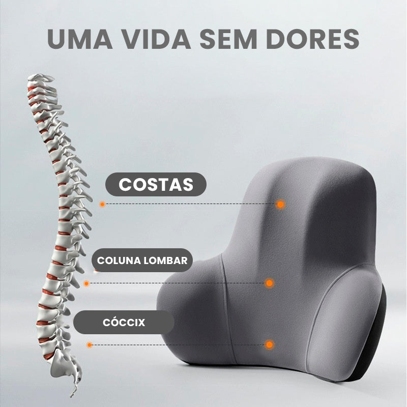 Almofada Ergonômica Integrada com Encosto de Cintura