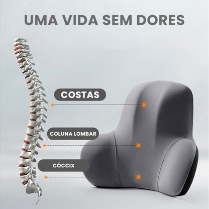 Almofada Ergonômica Integrada com Encosto de Cintura
