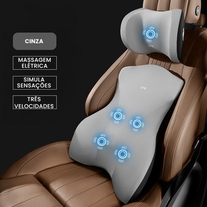 Almofada de Carro Ergonômica para Cabeça e Lombar