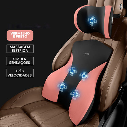 Almofada de Carro Ergonômica para Cabeça e Lombar